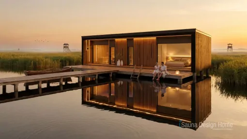 tiny house nad vodou
