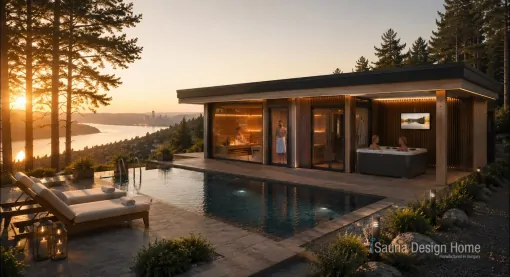 Luxusny Wellness Dom pri Balatone | Individualna Sky Residence™ Sauna a Obytny Priestor