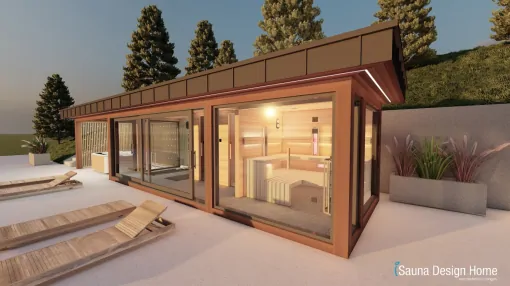 Domáca kombi sauna Domáca kombi sauna