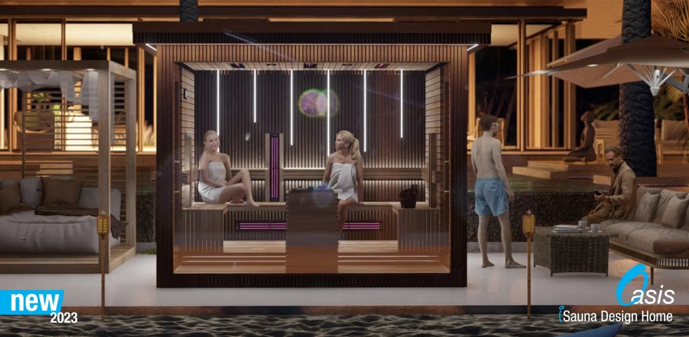 Exteriérová sauna Oasis