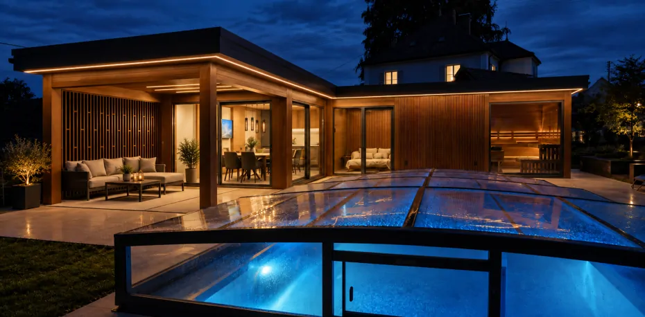 100 m² wellness dom v Nemecku