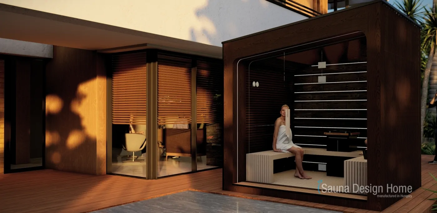 Exteriérová sauna na mieru