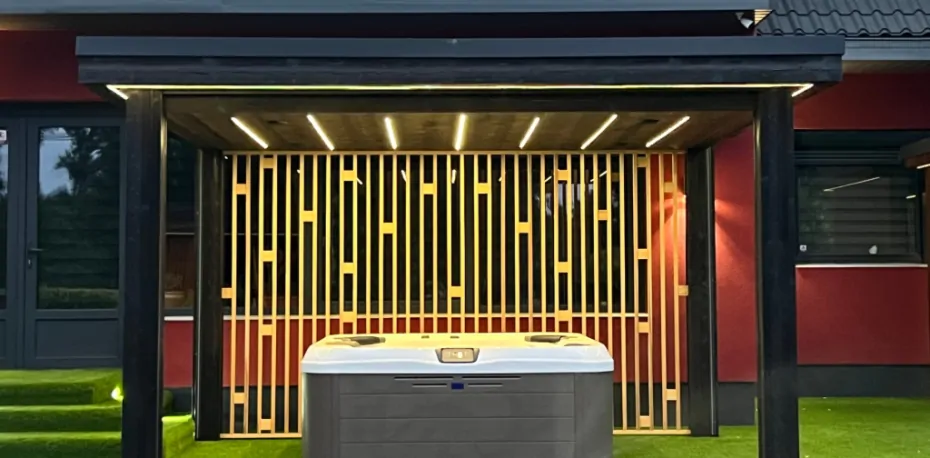 Pergola s zipSCREEN zástenovým systémom, NOVÁ