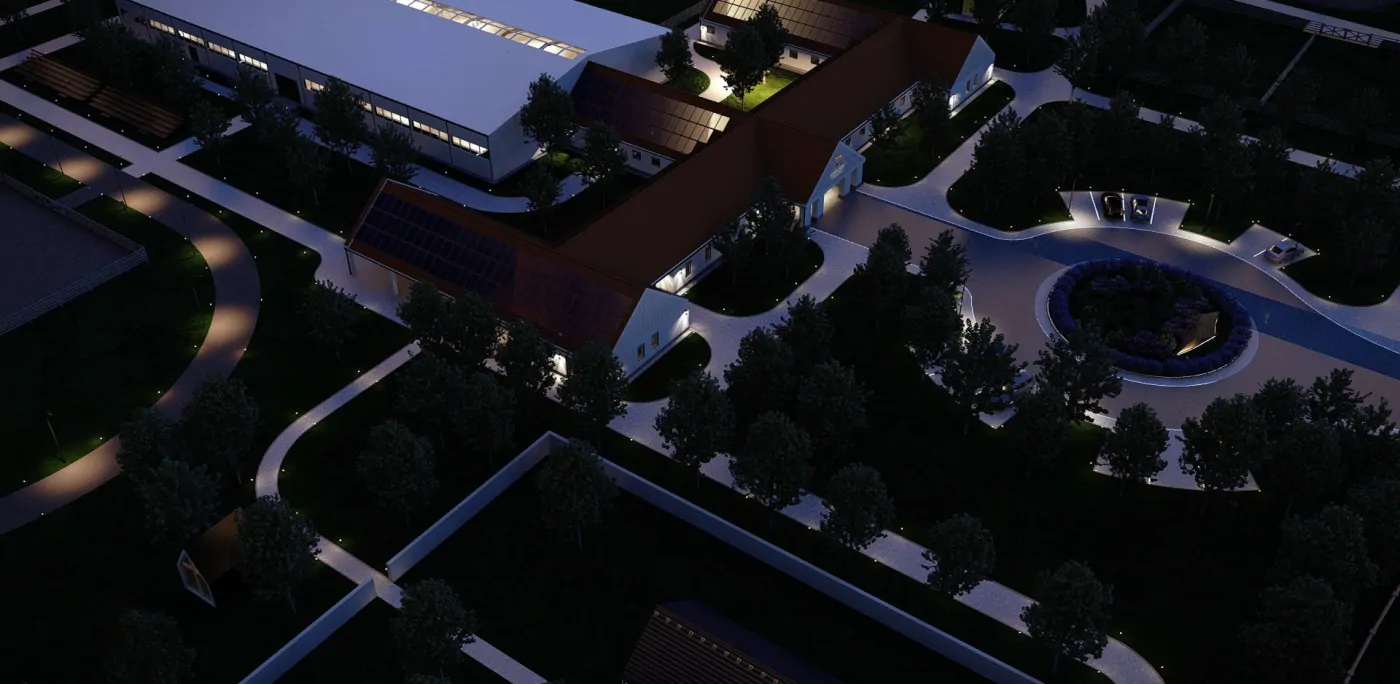 veľkoobjemový projekt jazdeckého areálu