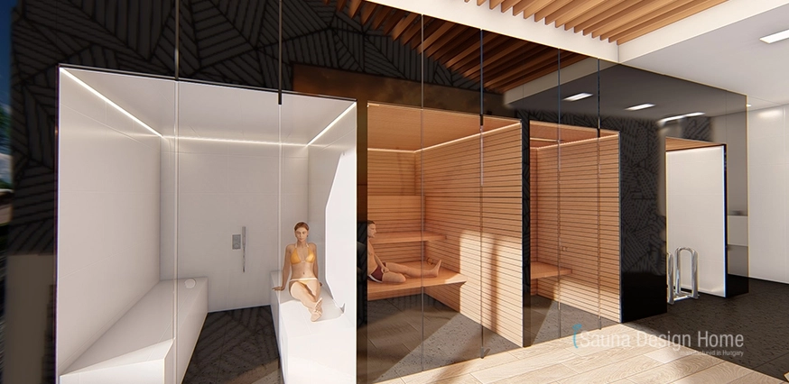 Interiérová architektúra a dizajnová fitnes miestnosť